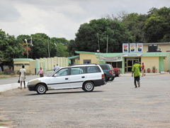 The entrance to GBC（ Ghana Broadcasting Corporation ) 