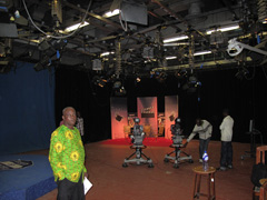 A studio at GBC（ Ghana Broadcasting Corporation ) ：2010