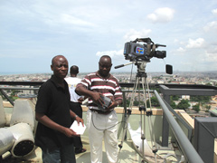 Filming a Bird's-eye view of Accra