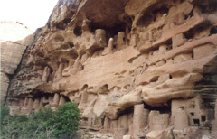 Above a Dogon village