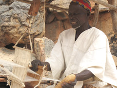 In Dogon culture, weaving is a job for men