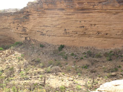 A village of the Dogon People of Bandiagara