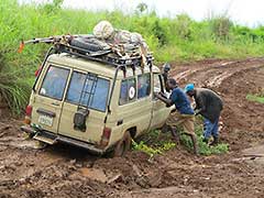 On the road to visit The Surma or the Suri People of the Omo Valley