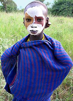 The Surma or the Suri People of the Omo Valley