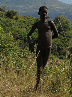 The Surma are very comfortable with their nudity.