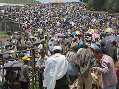 Market day in Lalibela