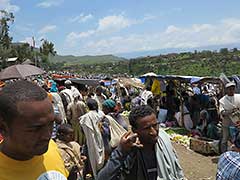 Market day in Lalibela