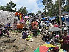 Market day in Lalibela