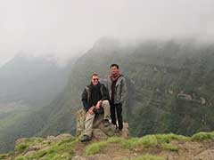 Simien Mountains National Park, gelada baboons ( UNESCO World Heritage Site )