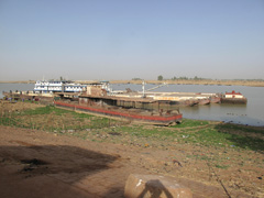 The Niger River seen as seen at Mopti