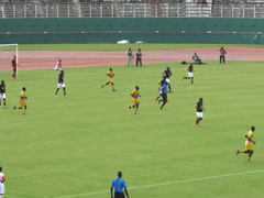The Ivory Coast National Team training