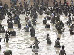 Bandiagara, Mali : Dogon Fish Festival or Ritual