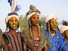 the Guérewol of the Bororo, (Wodaabe Fula) People