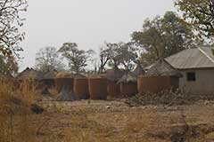 A Fula ( Fulani ) village.