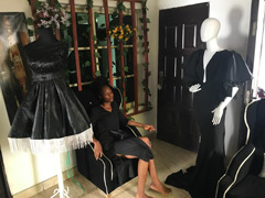 An haute couture atelier in Lagos.