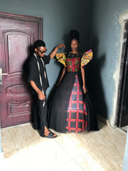Haute couture in Lagos : very impressive !