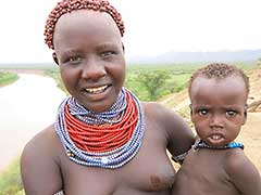 Ethiopia : The Karo People of the Omo River Valley