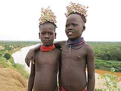 Ethiopia : The Karo People of the Omo River Valley