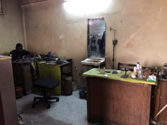 a jeweler's workshop