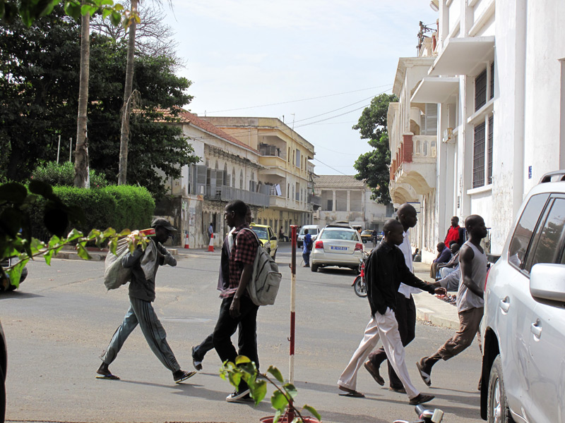 Saint-Louis or Saint Louis, Senegal, West Africa：a UNESCO World Heritage Site.