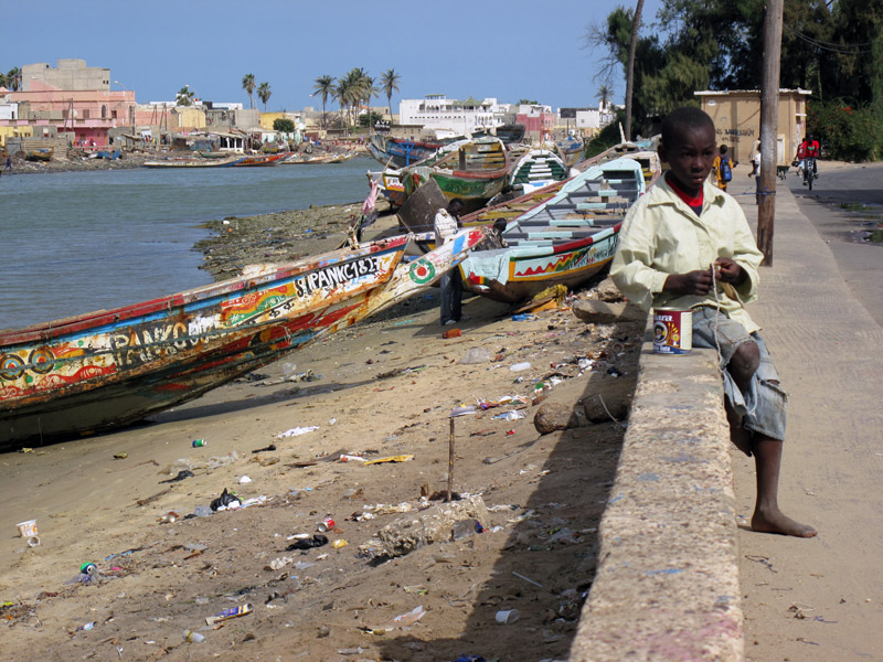 Saint-Louis or Saint Louis, Senegal, West Africa：a UNESCO World Heritage Site.