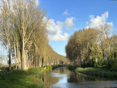 Approximately 11 kilometers from Bruges