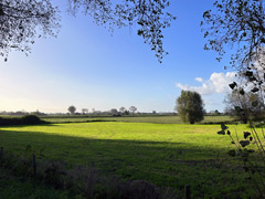 Approximately 11 kilometers from Bruges