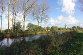 Approximately 11 kilometers from Bruges