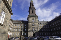 Exterior of Christiansborg Palace: Rear