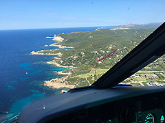 Filming in Corsica