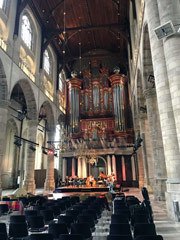 The interior of Saint-Lawrence Church, Rotterdam.