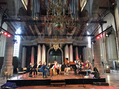 The interior of Saint-Lawrence Church, Rotterdam.