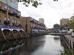 The floating architecture of Rotterdam, Holland