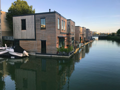 Floating Houses in Rotterdam, the Netherlands