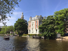 The neighborhood surrounding Amsterdam's Rijksmuseeum (National Museum of Fine Arts).