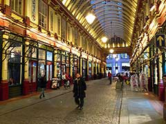 Leadenhall St Market, City of London