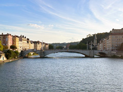 The Saône River in the heart of Lyon