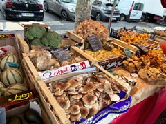 City of Lyon: Morning market along the Saône River