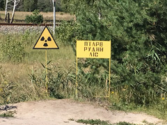 Chernobyl : a "hotspot" or highly radioactive spot