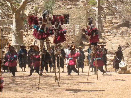 The Dogon Mask Dance, Bandiagara, Mali