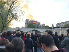 Notre-Dame de Paris Cathedral : the fire broke out on April 15th 2019 at approximately 6:50 PM.