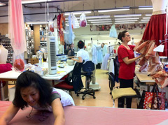 An haute couture workshop.