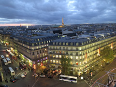 The Eiffel Tower from afar.