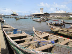 le port de Cotonou, Benin