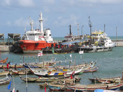 le port de Cotonou, Benin