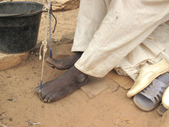 Dans la culture dogon, le tissage est une activité d’homme