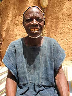 Ibrahim, le chef du village, un vieil et cher ami