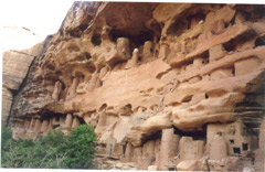 Les falaises de Bandiagara