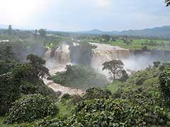 les chutes du Nil Bleu