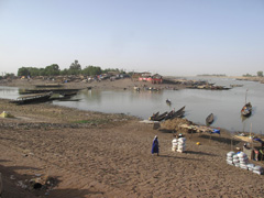 Le fleuve Niger vu de Mopti